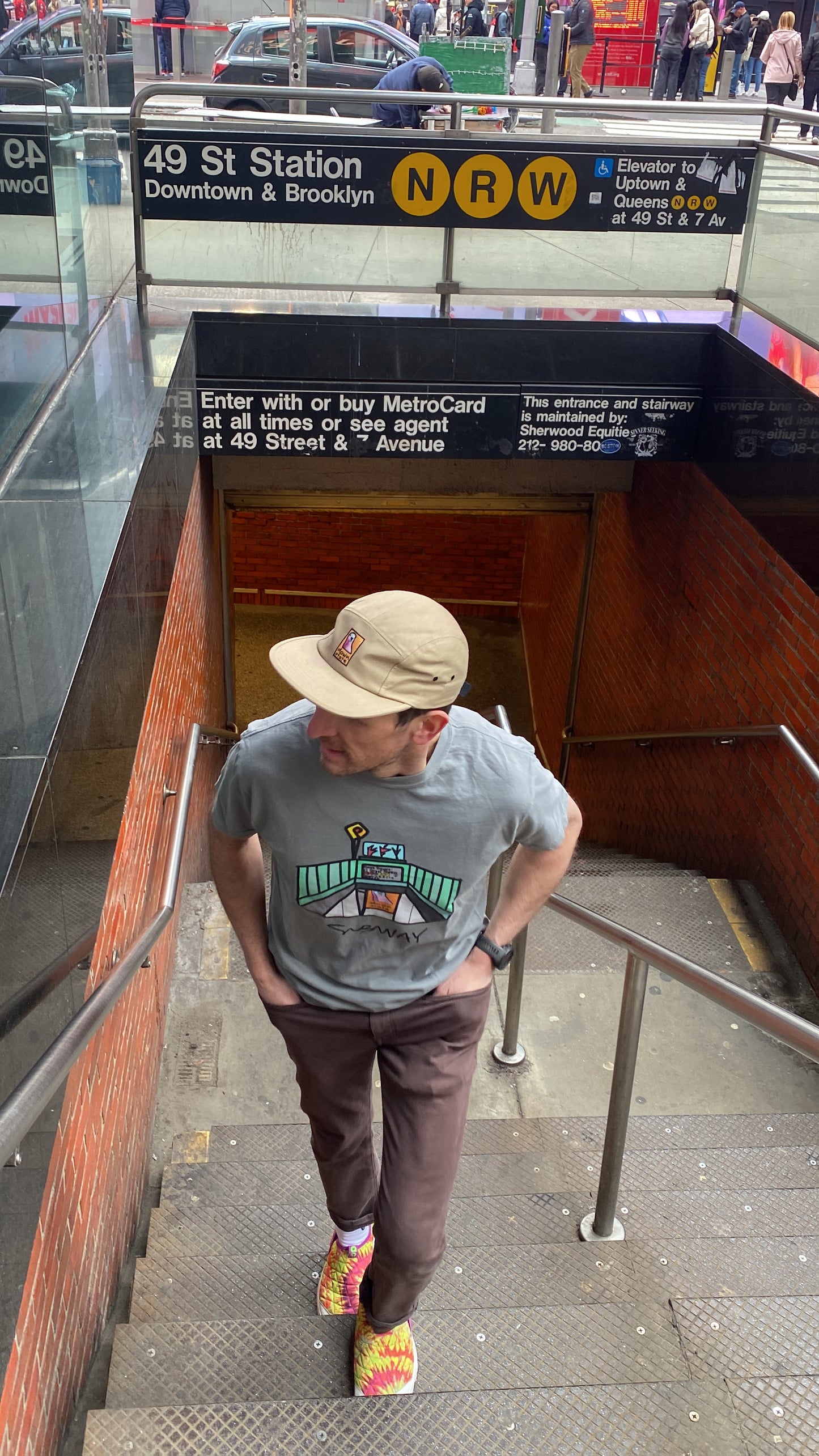 downstate subway short sleeve tee