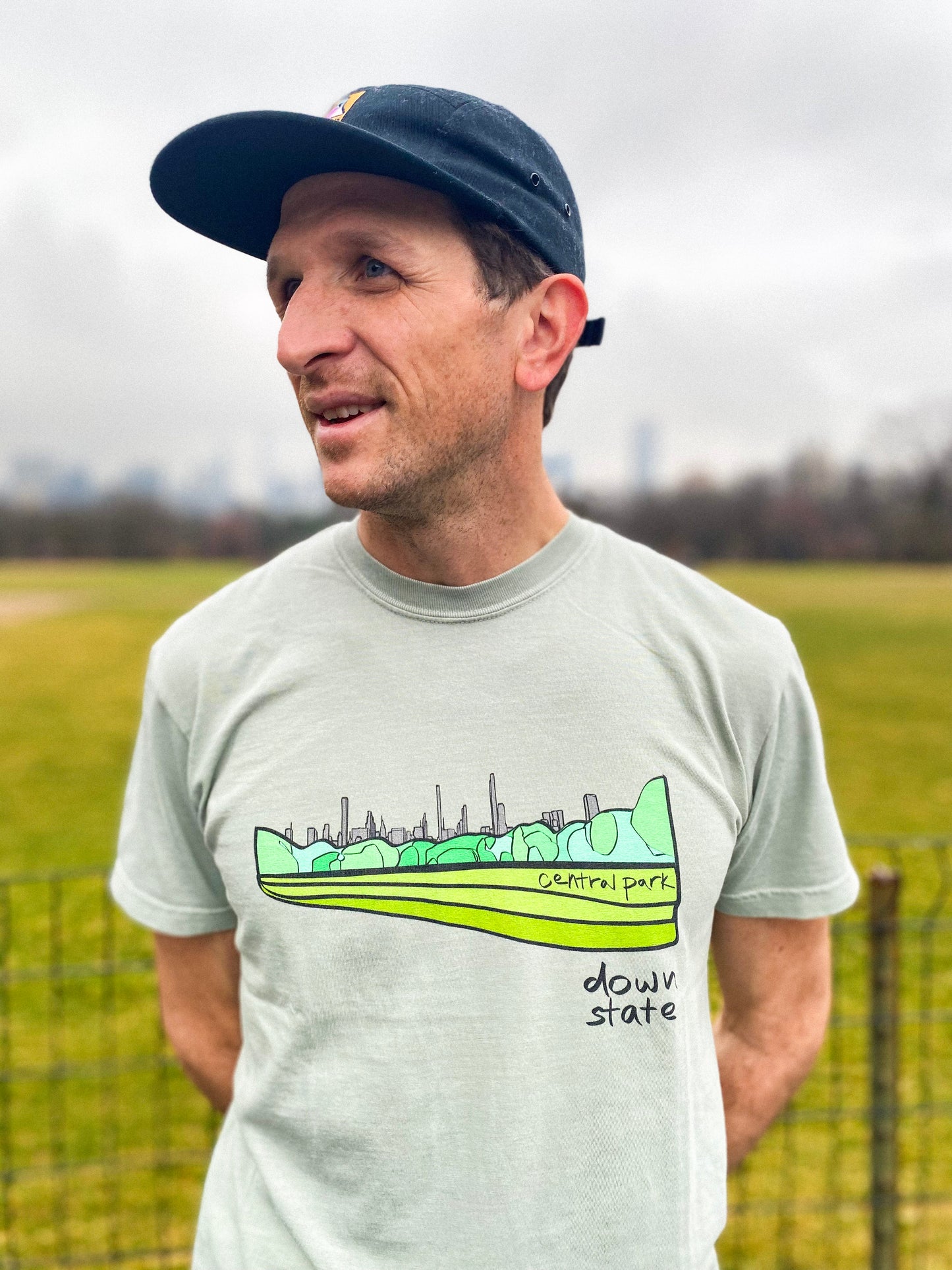 downstate central park short sleeve tee