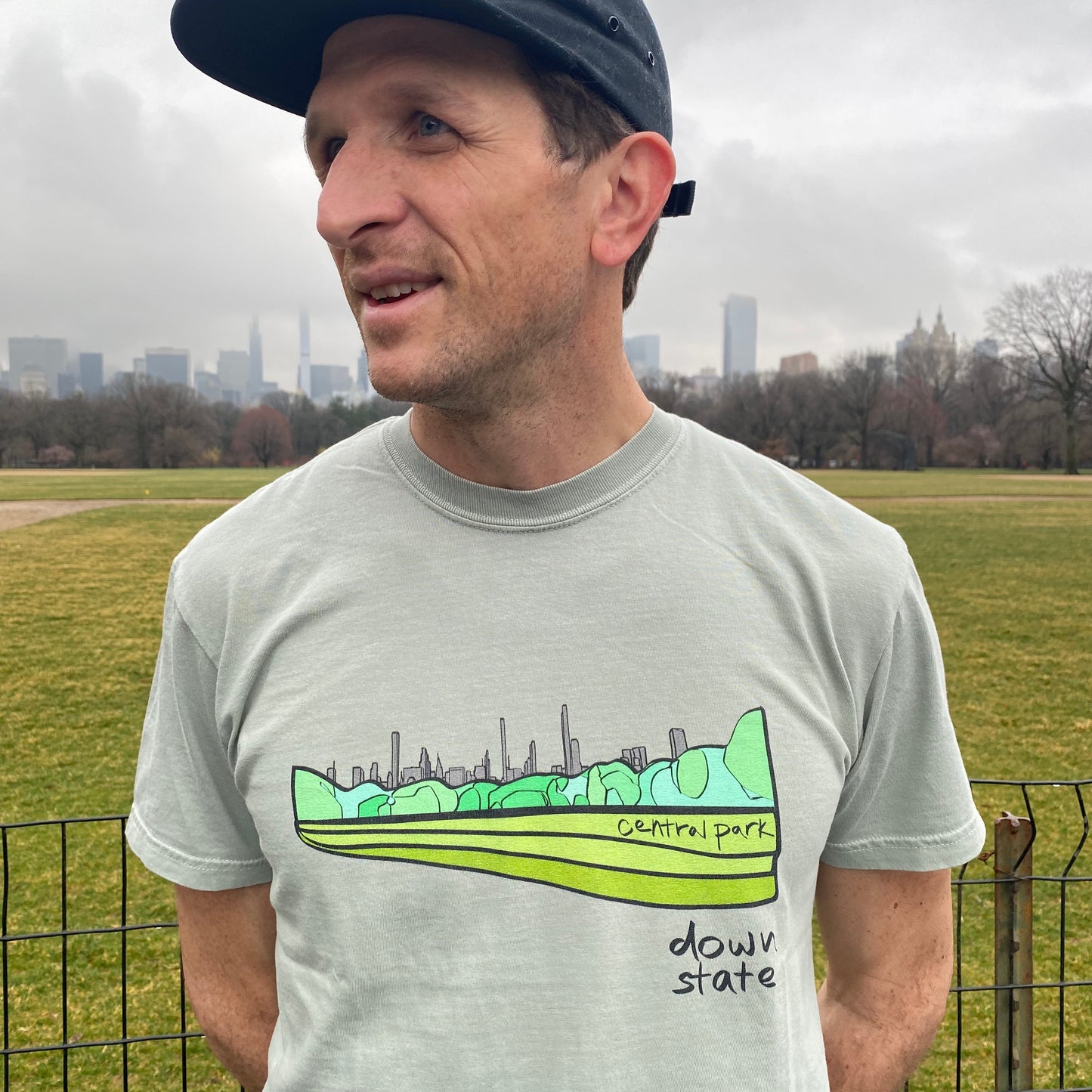 downstate central park short sleeve tee