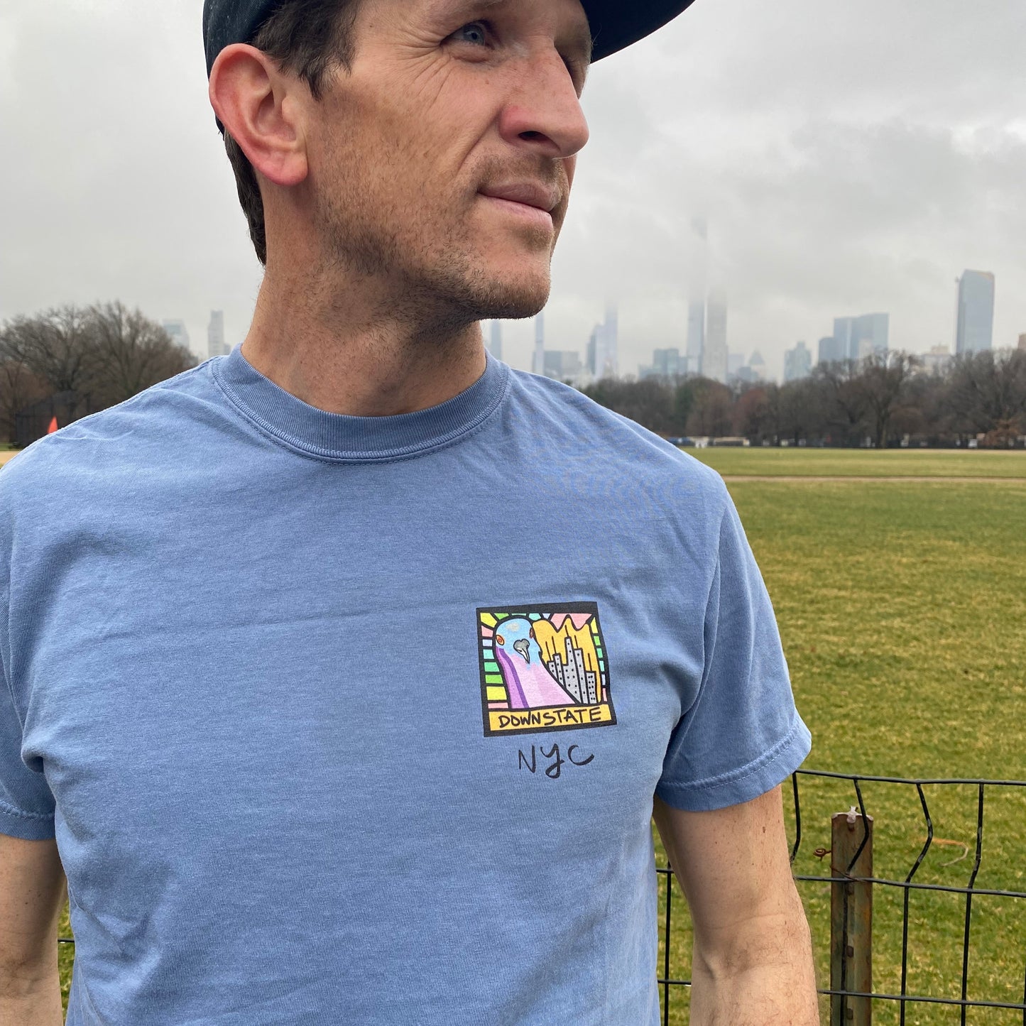 downstate cityscape short sleeve tee