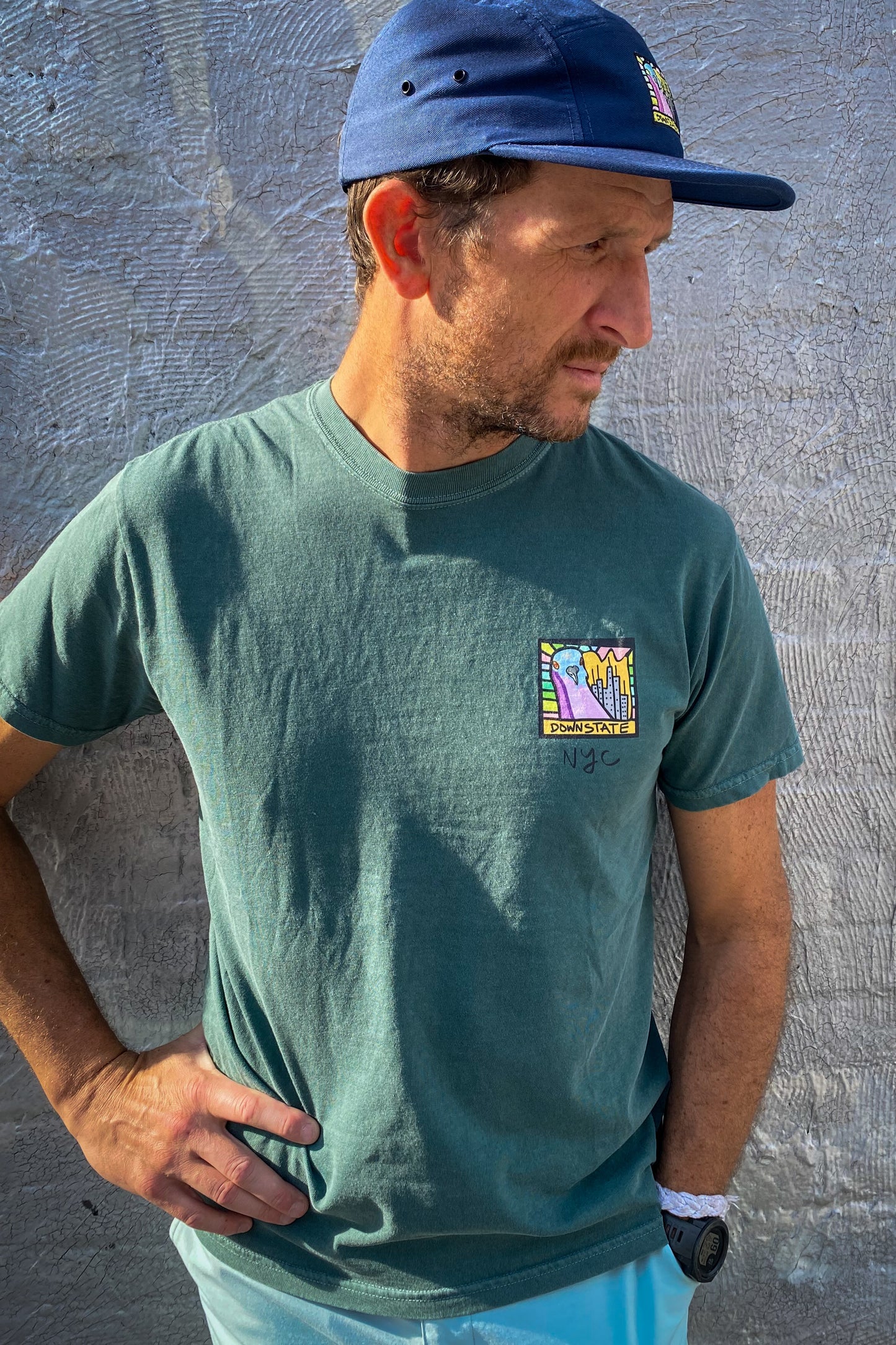 downstate cityscape short sleeve tee