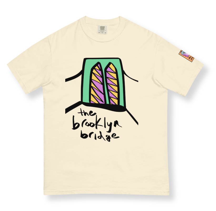 downstate brooklyn bridge short sleeve tee