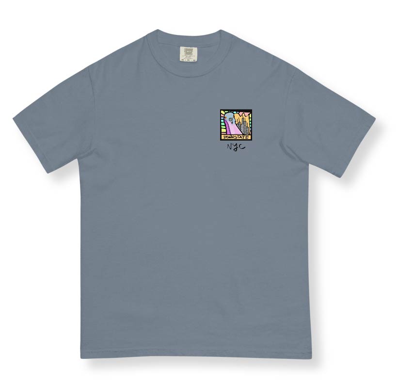 downstate cityscape short sleeve tee