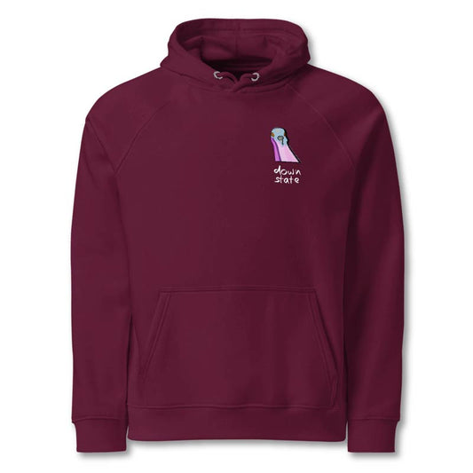 downstate pigeon embroidered hoodie