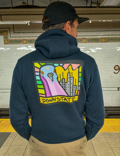 NYC Cityscape Back Print Hoodie