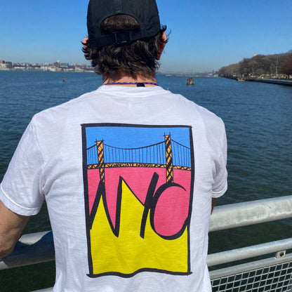 downstate gw BACK print short sleeve tee