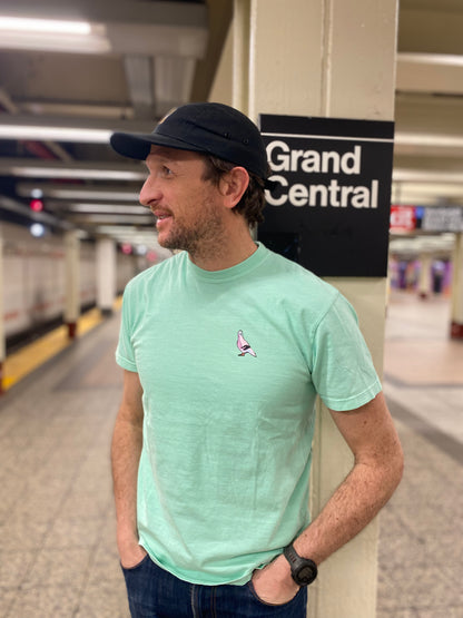 downstate grand central BACK print short sleeve tee