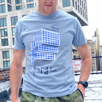 downstate building short sleeve tee