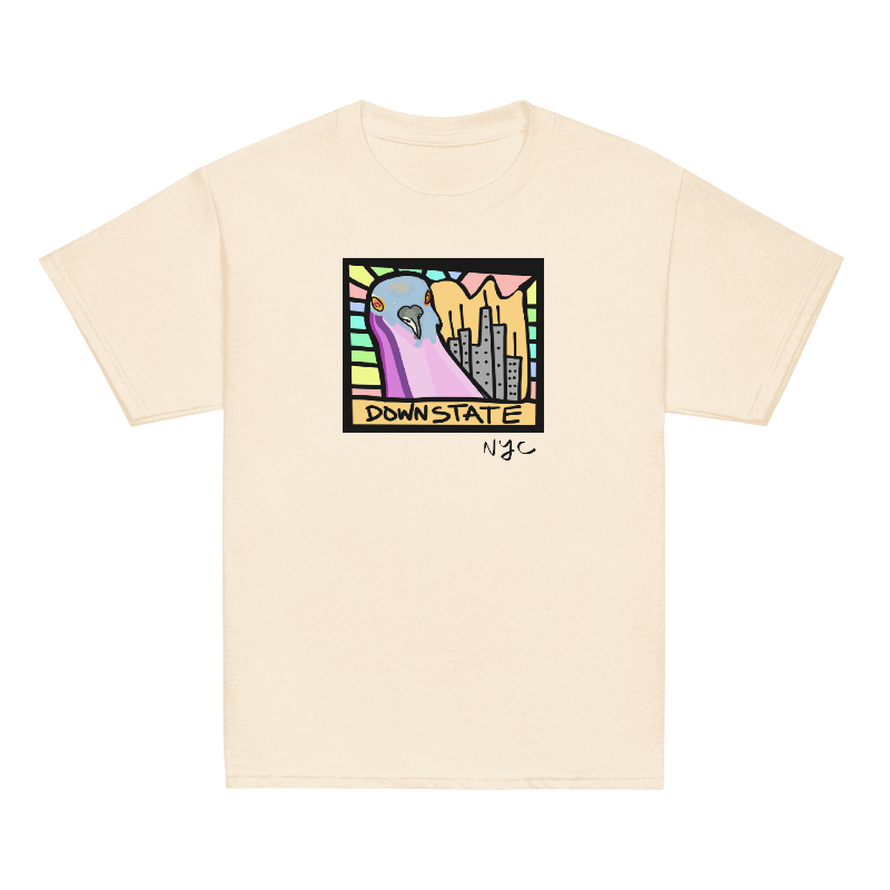 downstate cityscape youth short sleeve tee