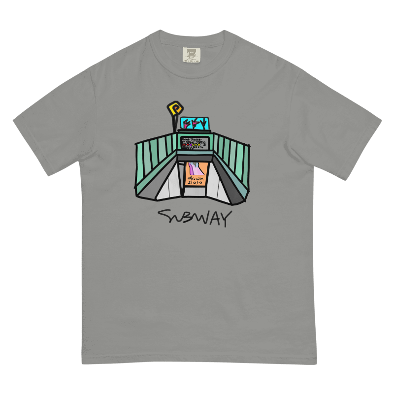 downstate subway short sleeve tee