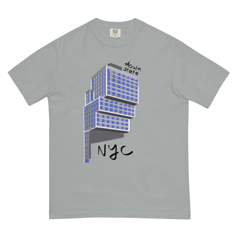 downstate building short sleeve tee