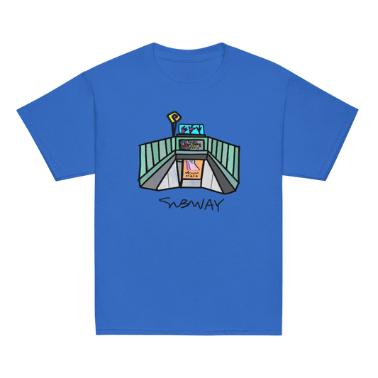 downstate subway youth short sleeve tee