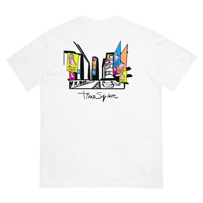 downstate original times square BACK print short sleeve tee