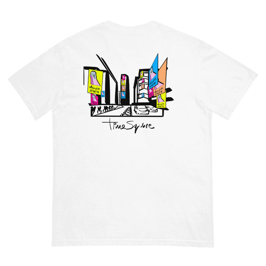 downstate original times square BACK print short sleeve tee