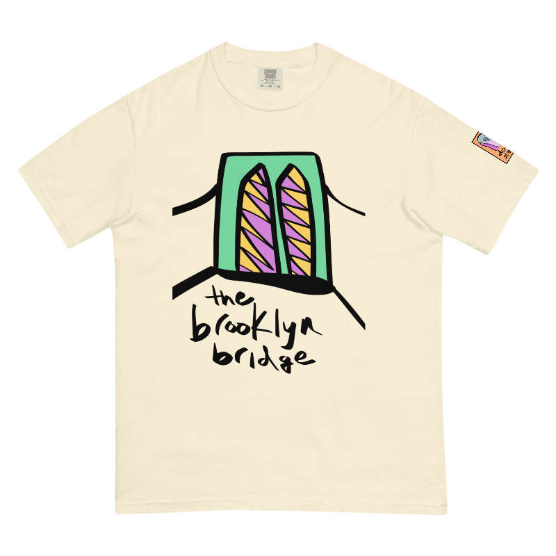 downstate brooklyn bridge short sleeve tee