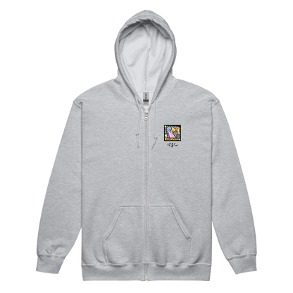 downstate cityscape zip hoodie