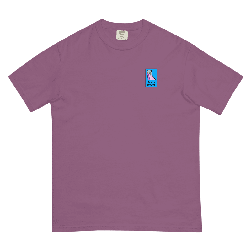 downstate original cityscape BACK print short sleeve tee