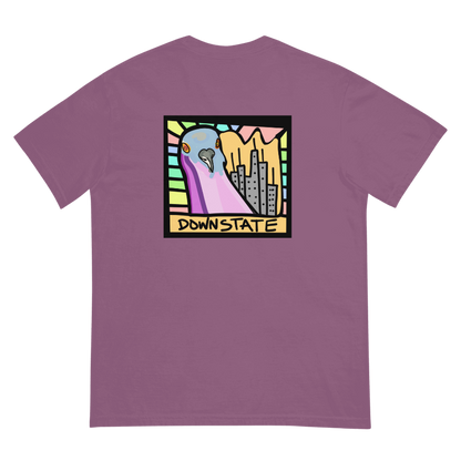 downstate original cityscape BACK print short sleeve tee