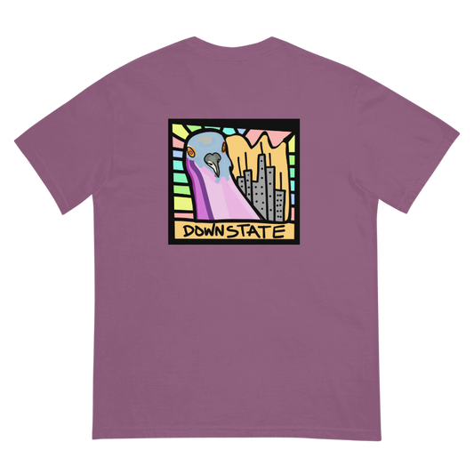 downstate original cityscape BACK print short sleeve tee