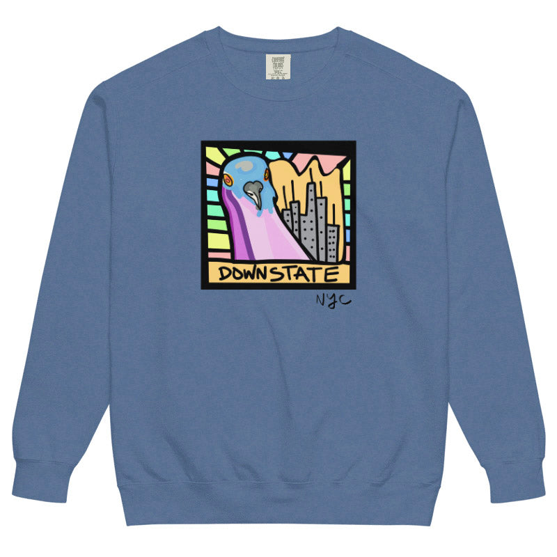 downstate cityscape sweatshirt