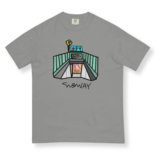 downstate subway short sleeve tee
