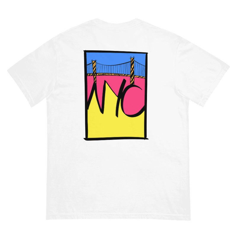 downstate gw BACK print short sleeve tee