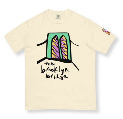 downstate brooklyn bridge short sleeve tee