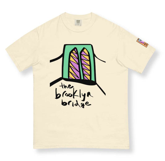 downstate brooklyn bridge short sleeve tee