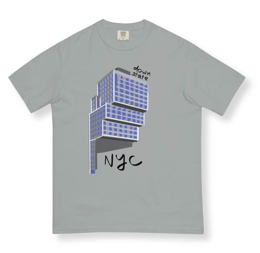 downstate building short sleeve tee