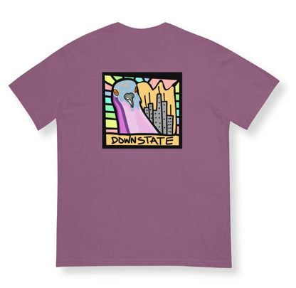 downstate original cityscape BACK print short sleeve tee
