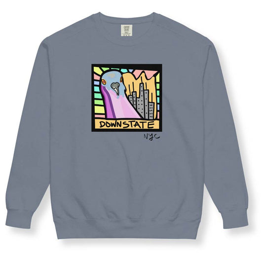 downstate cityscape sweatshirt