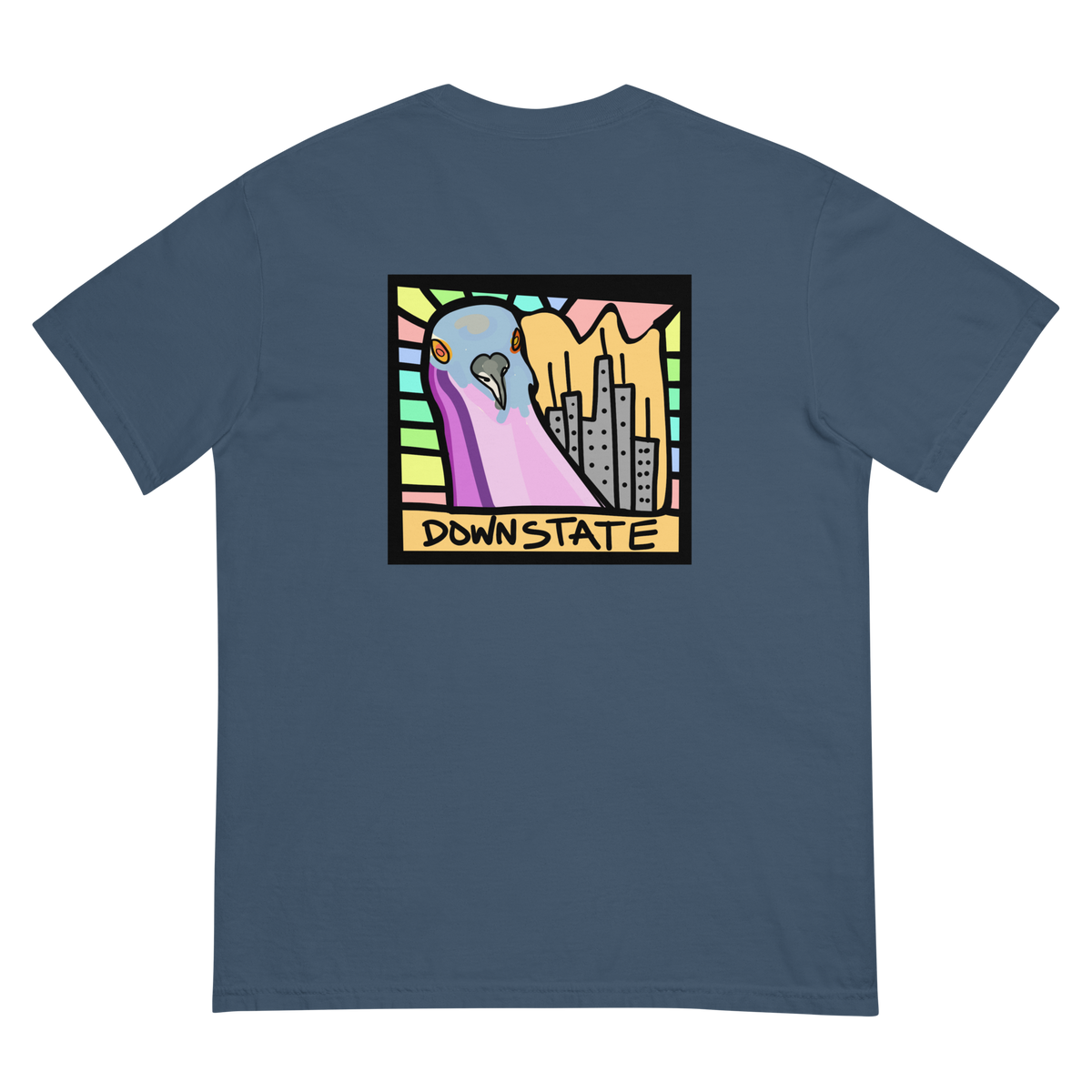 NYC Cityscape Back Print Tee - Midnight