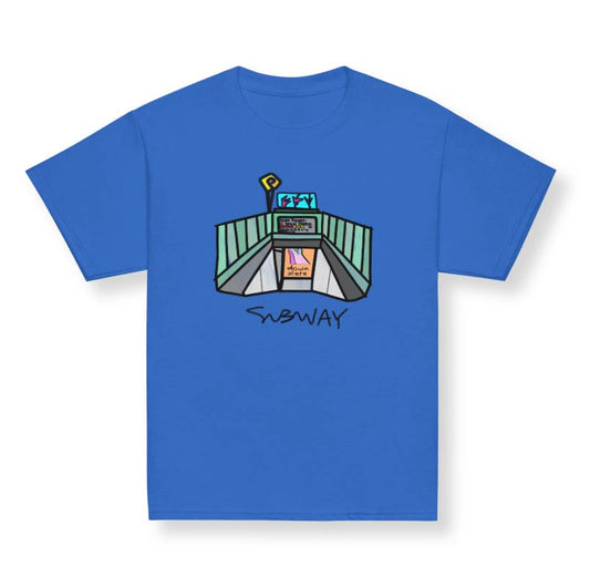downstate subway youth short sleeve tee